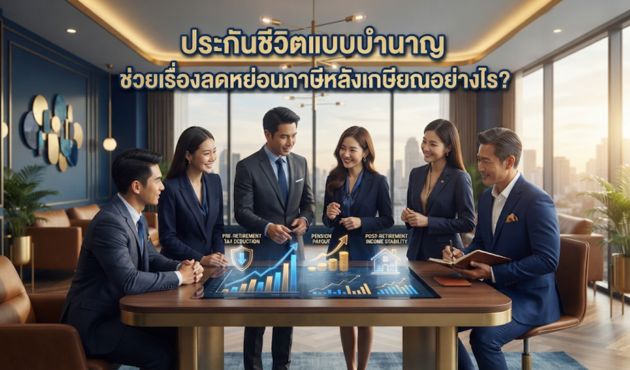 ประกันชีวิตแบบบำนาญ ช่วยเรื่องลดหย่อนภาษีหลังเกษียณอย่างไร?