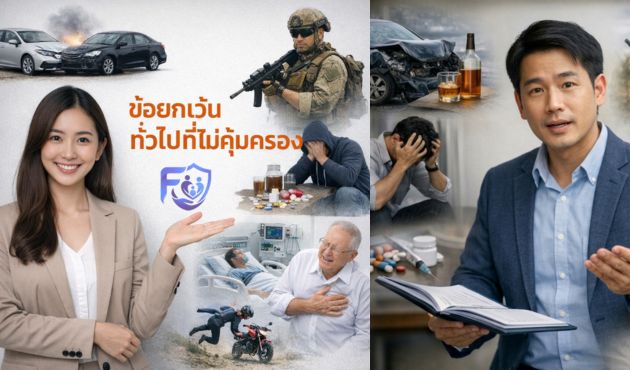 ข้อยกเว้นทั่วไปที่ไม่คุ้มครองในสัญญาประกันชีวิตมีอะไรบ้าง?