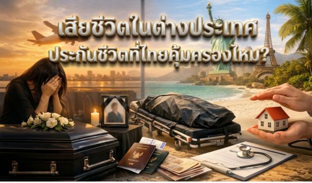 เสียชีวิตในต่างประเทศ ประกันชีวิตที่ไทยคุ้มครองไหม?